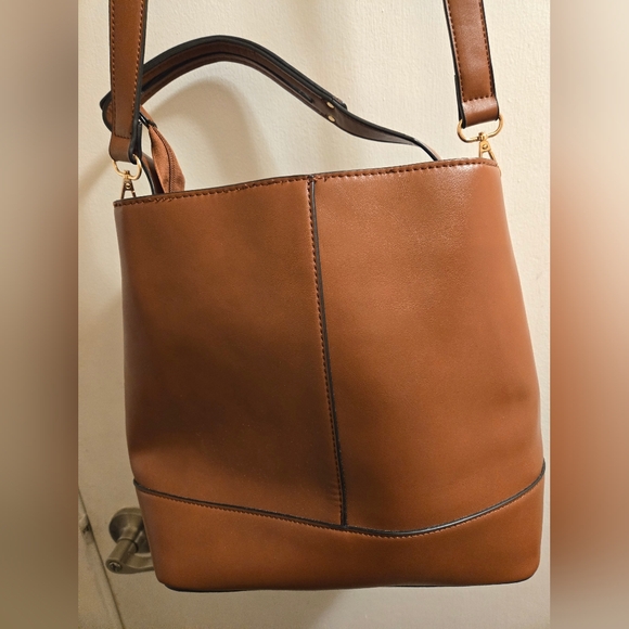 KGB Studio Handbag Shoulder Crossbody Bag Brown Leather Adjustable Strap - Picture 12 of 16